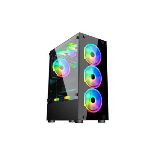 Aptech CS43 RGB Gaming Casing- Black