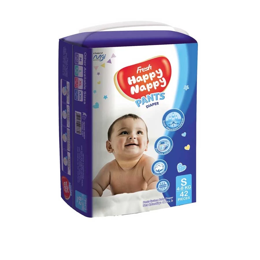Fresh Happy Nappy Pant Diaper S (4-8 kg)