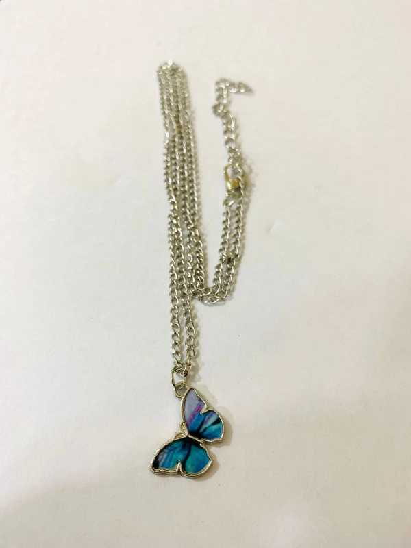 Blue Butterfly Neckpiece